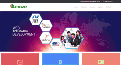 Desktop Screenshot of amazeinfotech.com